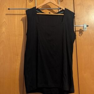 Jones New York XL Black Sleeveless Shirt